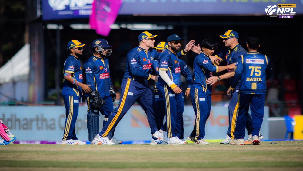 एनपिएल : सन्दीपको कप्तानी बलिङमा विराटनगरको लगातार तेस्रो जित